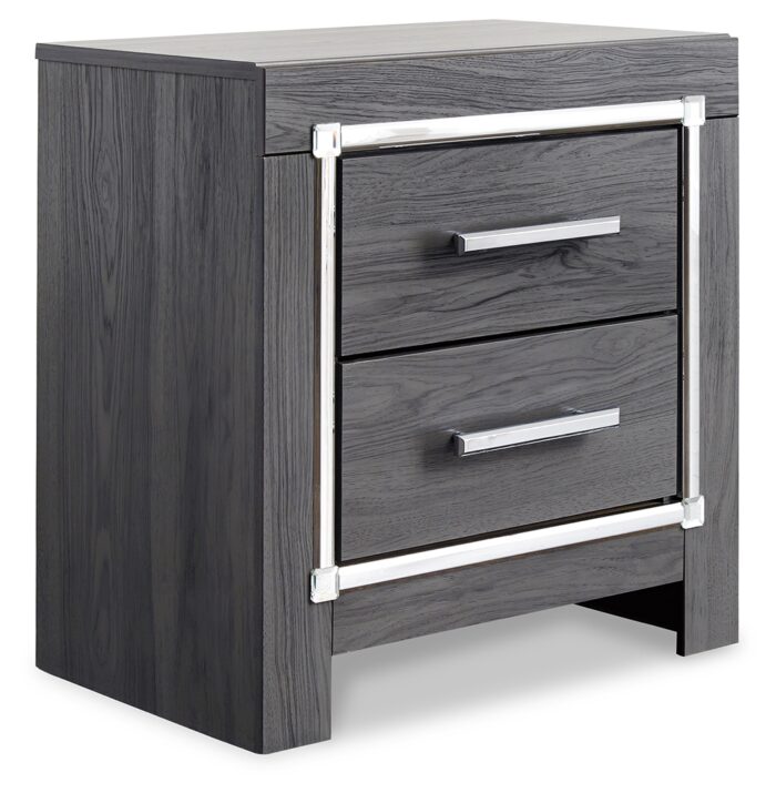 Lodanna Queen Panel Storage Bed with Mirrored Dresser and Nightstand product image