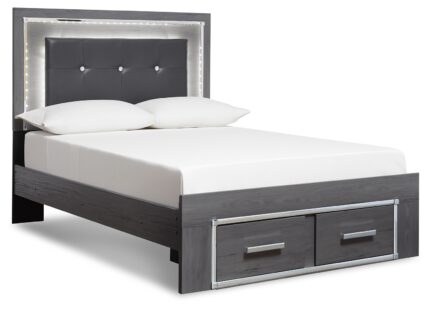 Lodanna Full Panel Bed with 2 Storage Drawers product image