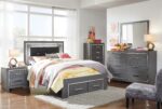 Lodanna Full Panel Bed with 2 Storage Drawers product image