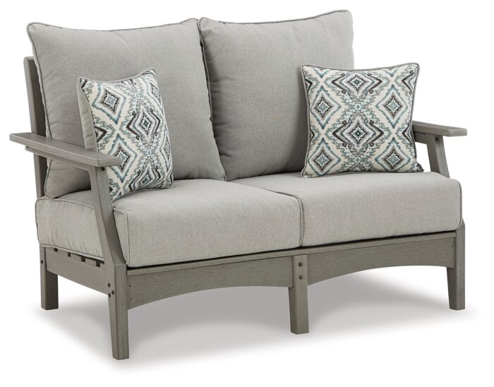 Visola Outdoor Loveseat with Cushion product image Visola Outdoor Loveseat with Cushion https://ashleyfurniture.scene7.com/is/image/AshleyFurniture/P802-835-10X8-CROP?scl=1&printres=300