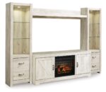 Bellaby 4-Piece Entertainment Center with Electric Fireplace product image Bellaby 4-Piece Entertainment Center with Electric Fireplace https://ashleyfurniture.scene7.com/is/image/AshleyFurniture/W331-68-24%282%29-27-W100-101-10X8-CROP?scl=1&printres=300