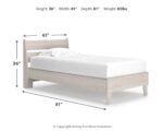 Socalle Twin Panel Platform Bed product image