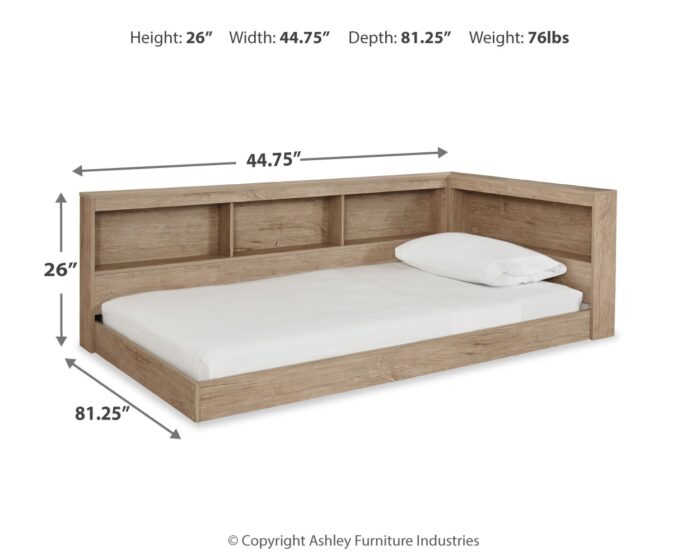 Oliah Twin Bookcase Storage Bed product image