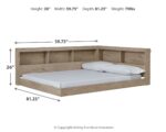 Oliah Full Bookcase Storage Bed product image