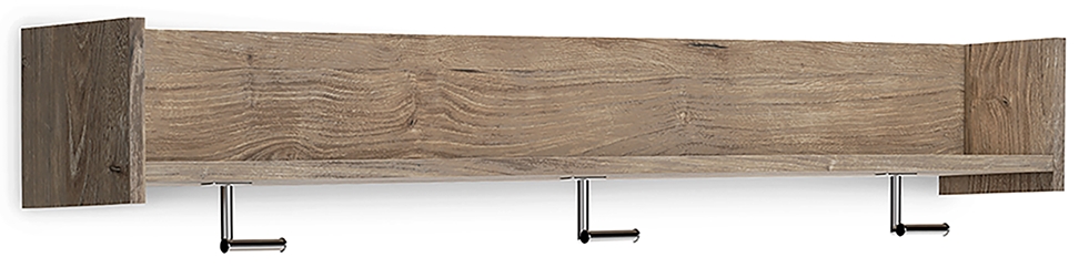 Oliah Wall Mounted Coat Rack with Shelf product image