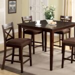 Weston I 5 Pc. Counter Ht. Table Set - Furniture of America product image