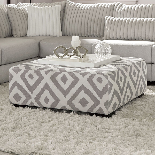 Hermiston Ottoman - Furniture of America product image