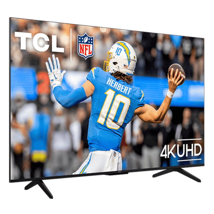 TCL 50" S Class 4K UHD HDR LED Smart TV with Google TV 50S551G angled product image