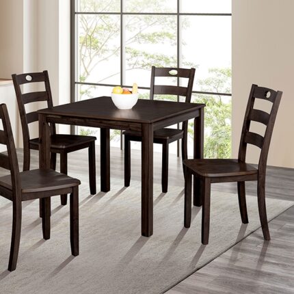 Lubbock 5 Pc. Dining Table Set - Furniture of America product image