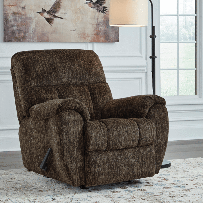 Stayfish Recliner Rocker Recliner in Brown By Ashley product image