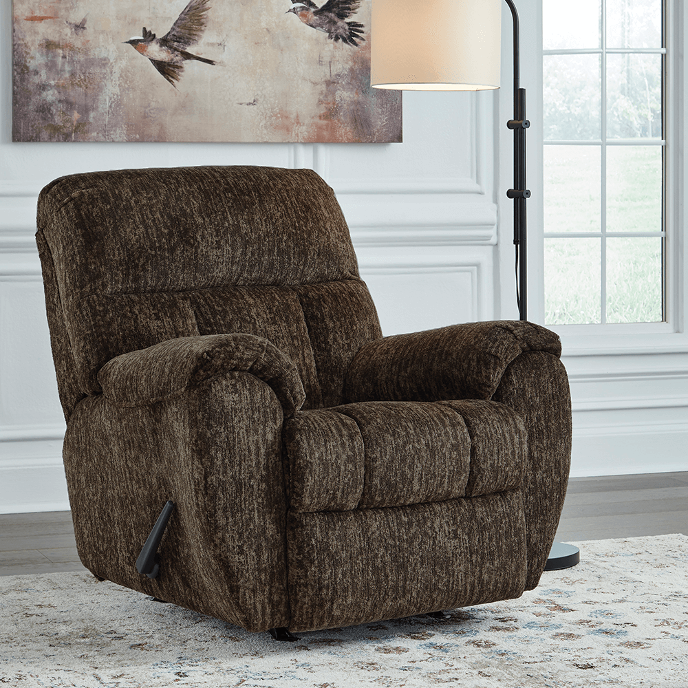 Stayfish Recliner Rocker Recliner in Brown By Ashley product image