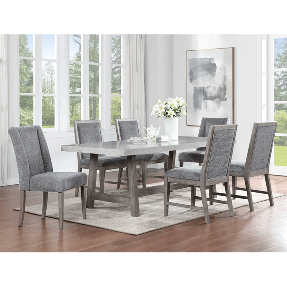 VH8800 Corktown Faux Concrete 7pc Dining Set By Vilo Home product image