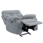 U1165-13P1-STN Bravo Power Reclining Glider By New Classic Furniture fully reclined product image