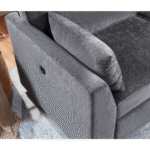 A87717 Emmy Grey Sofa Sleeper Sectional with Reversible Chaise By Lilola showing charger product image