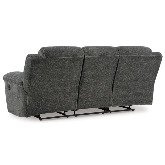 3740688 Frohn Manual Reclining Sofa in Grey By Ashley recliner open no background back product image