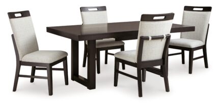 Neymorton Dining Table and 4 Chairs - Ashley Direct