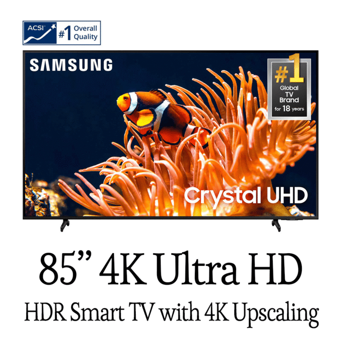 UN85DU8000FS Samsung 85″ Class Crystal UHD product image