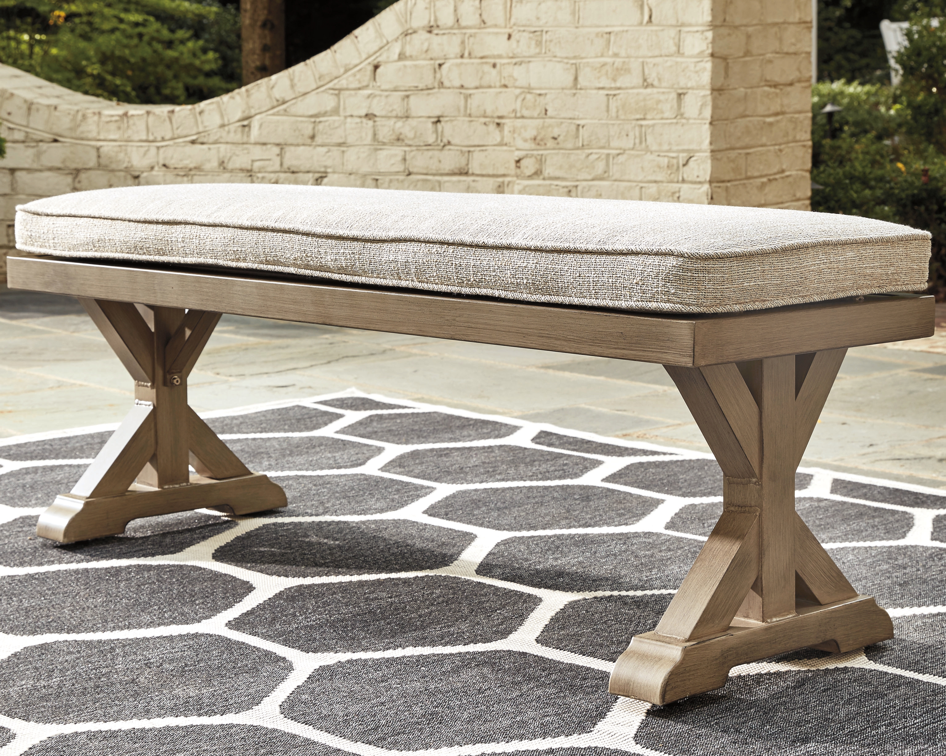 Beachcroft Outdoor Bench with Cushion product image