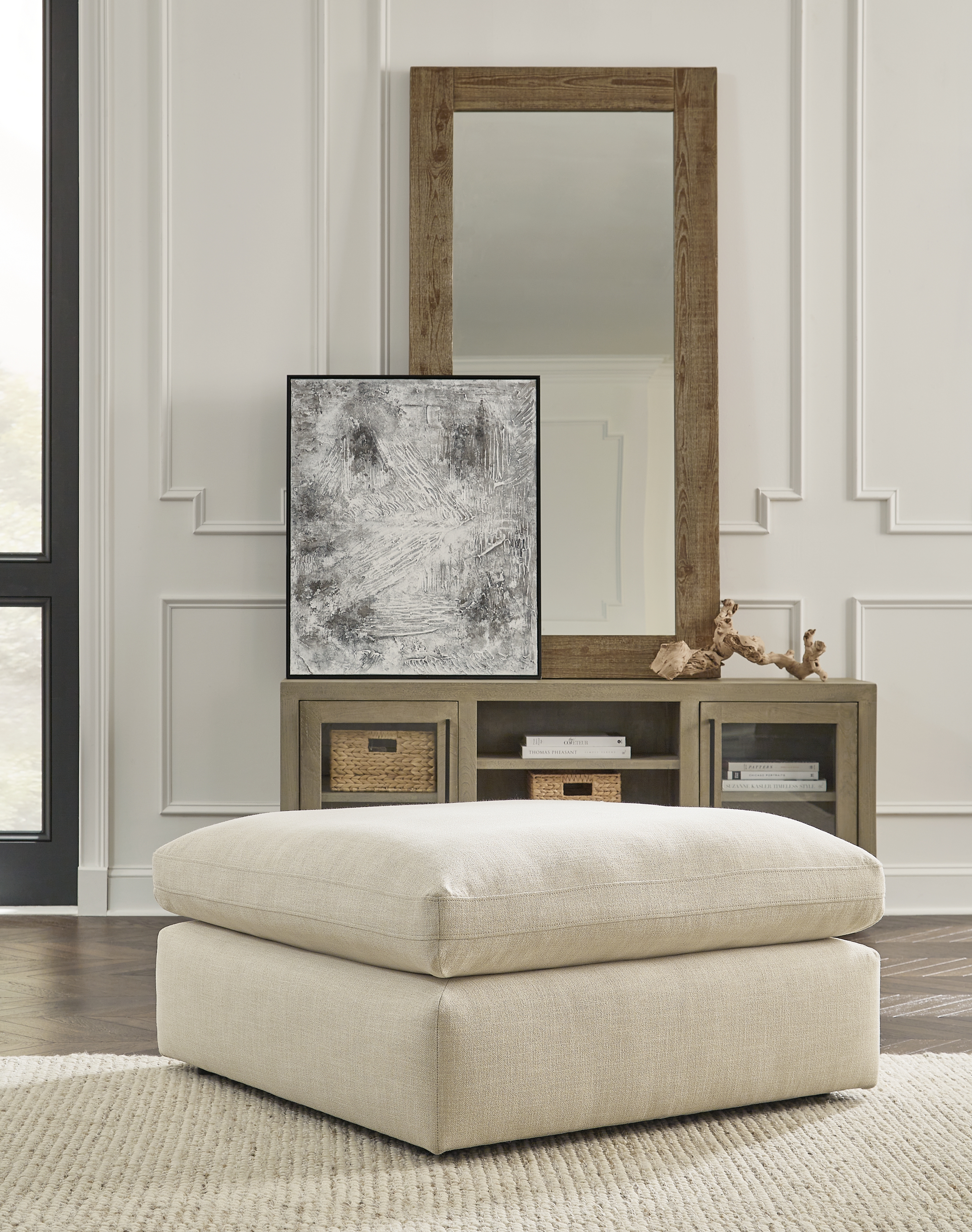 Elyza Oversized Accent Ottoman product image