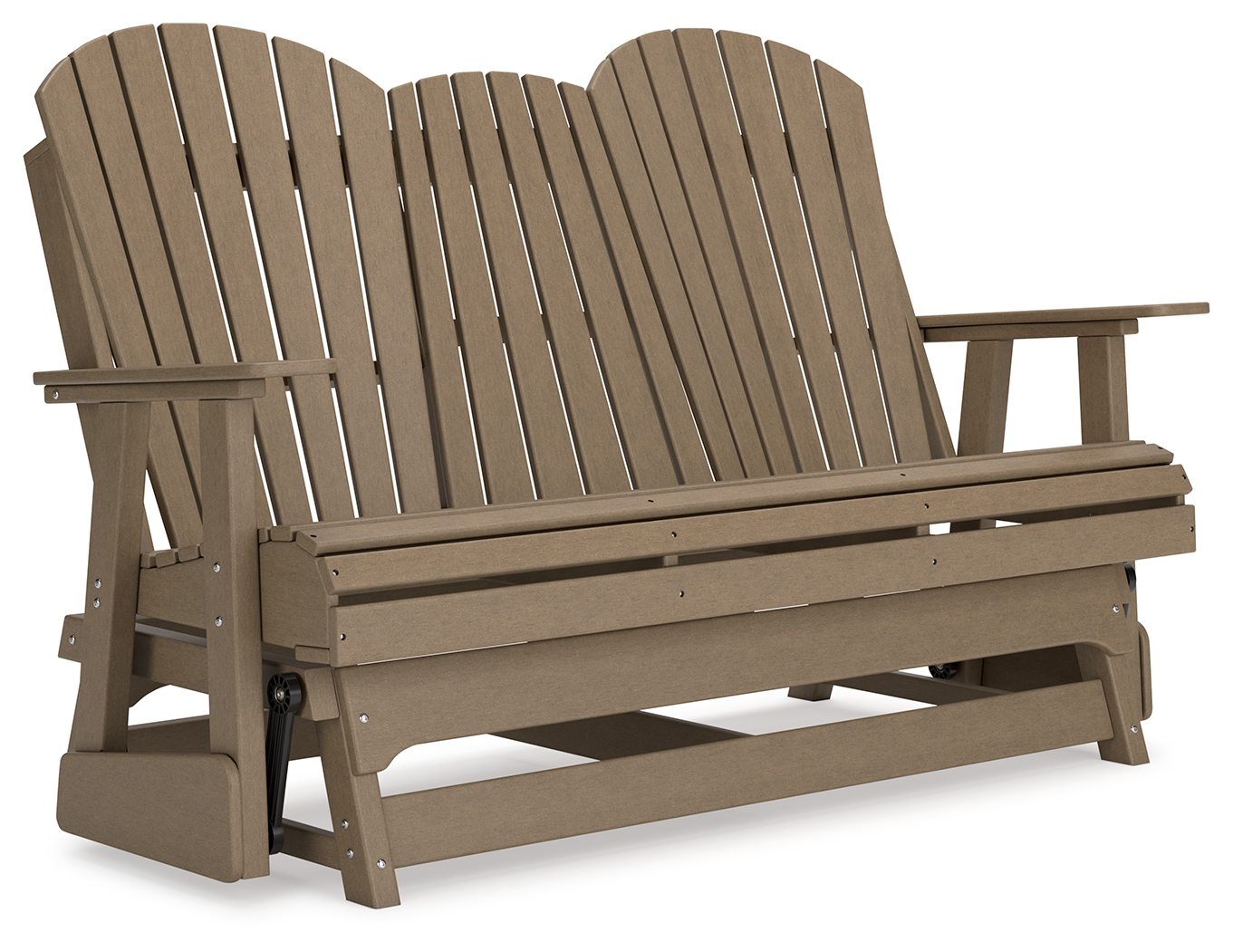 Hyland wave Outdoor Glider Loveseat - Ashley Direct