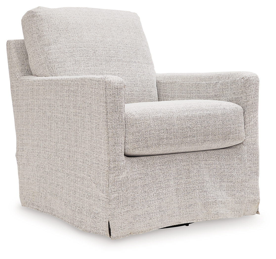 Nenana Next-Gen Nuvella Swivel Glider Accent Chair - Ashley Direct