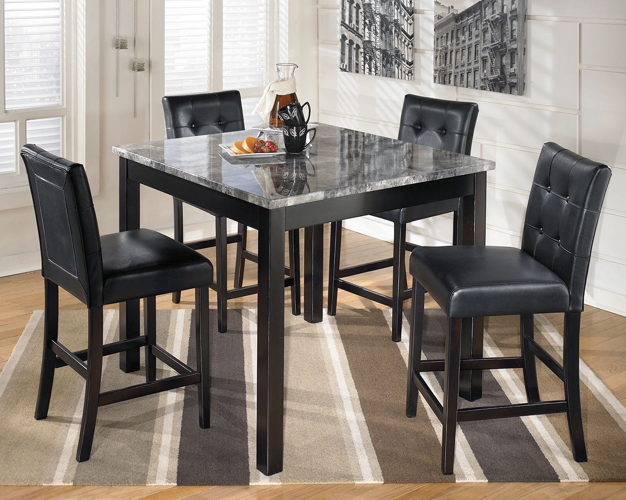 Maysville Counter Height Dining Table and Bar Stools (Set of 5) product image