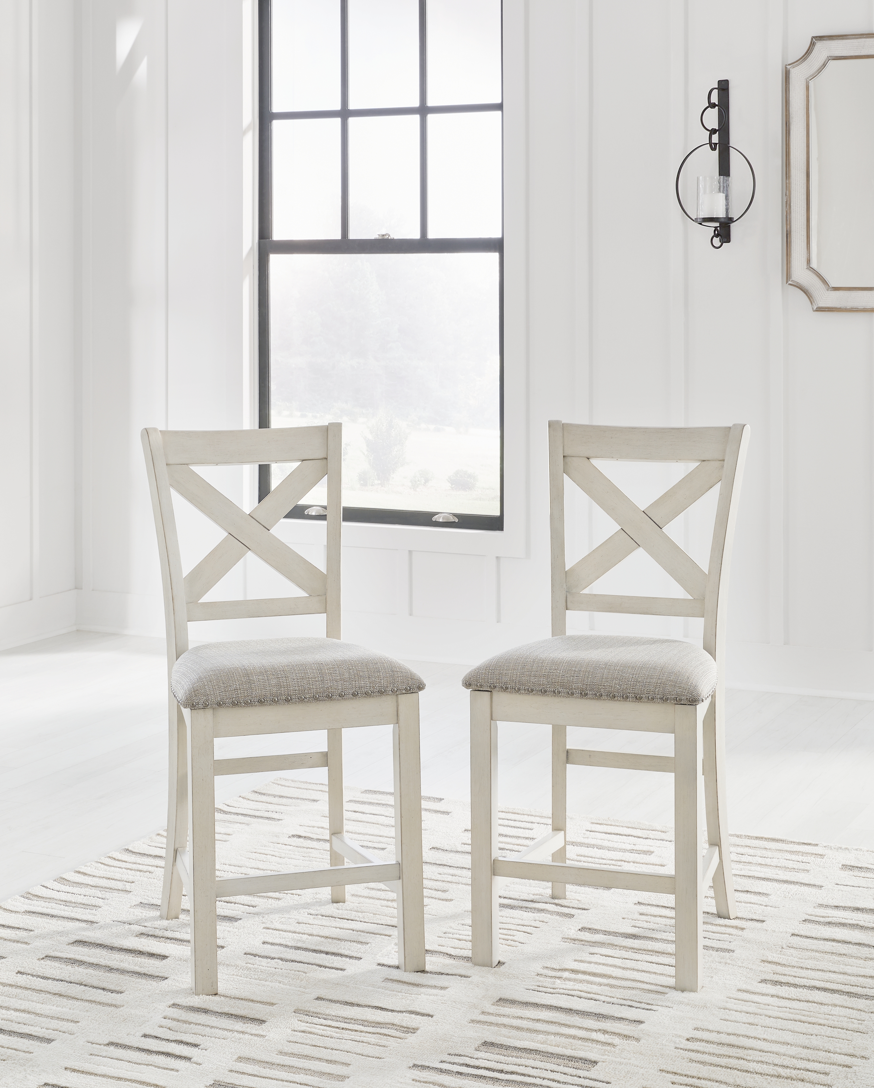 Robbinsdale Barstool (Set of 2) - Ashley Direct