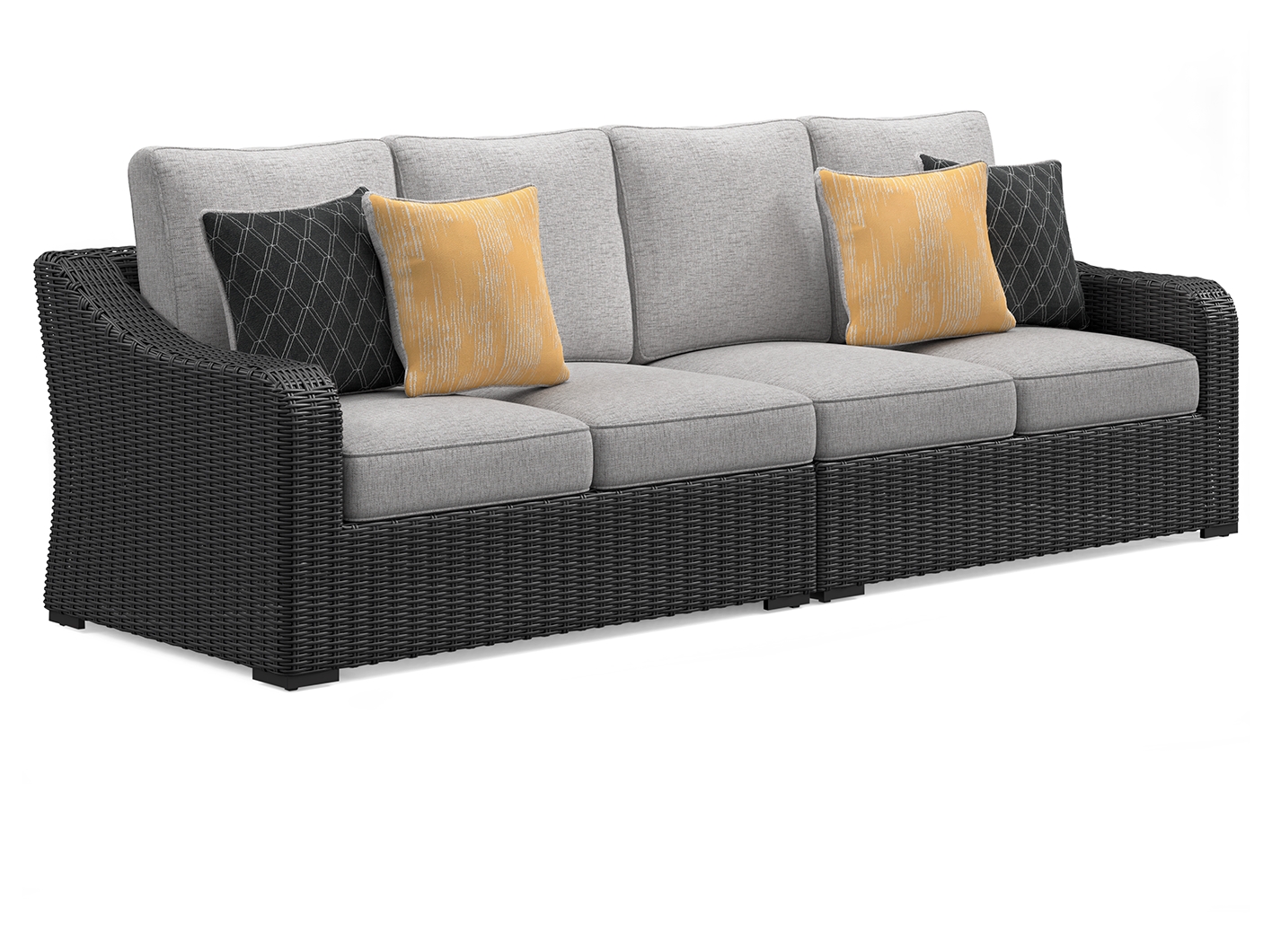 Beachcroft 2-Piece Outdoor Loveseat with Cushion - Ashley Direct