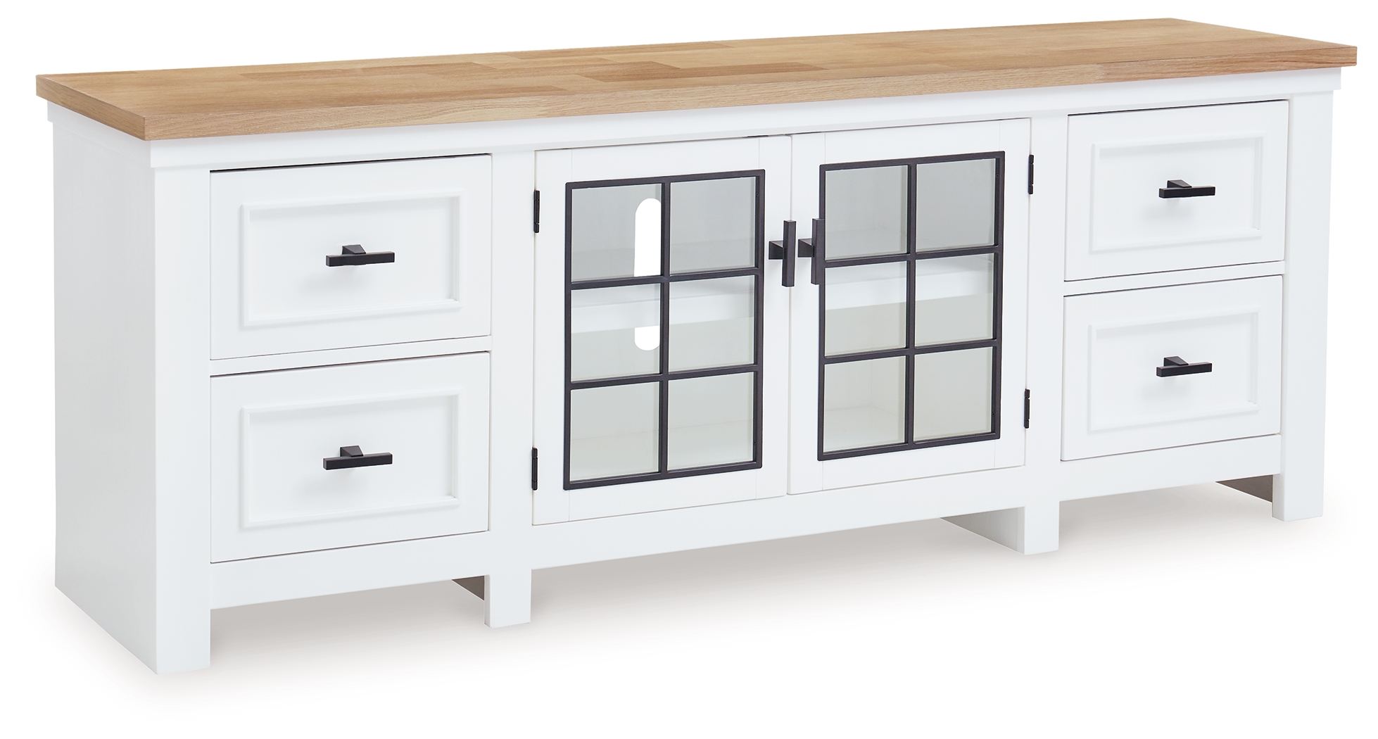 Ashbryn 74" TV Stand - Ashley Direct