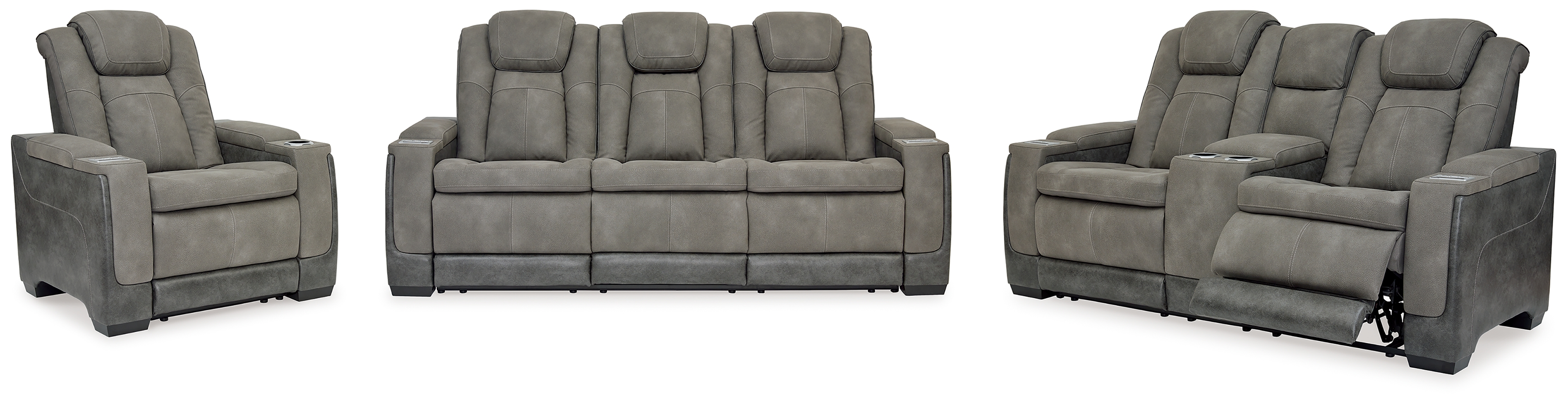 Next-Gen DuraPella Power Reclining Sofa, Loveseat and Recliner - Ashley Direct