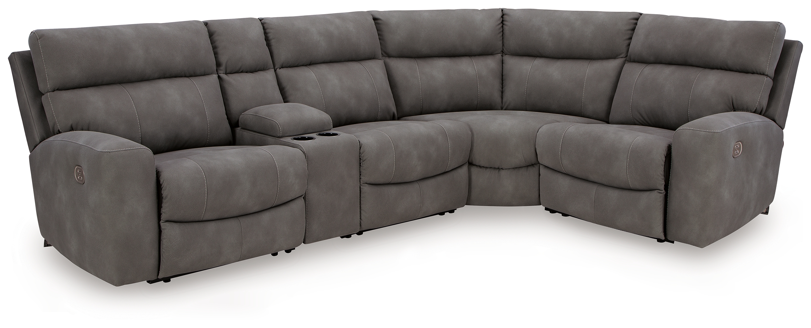 Next-Gen DuraPella 5-Piece Power Reclining Sectional - Ashley Direct