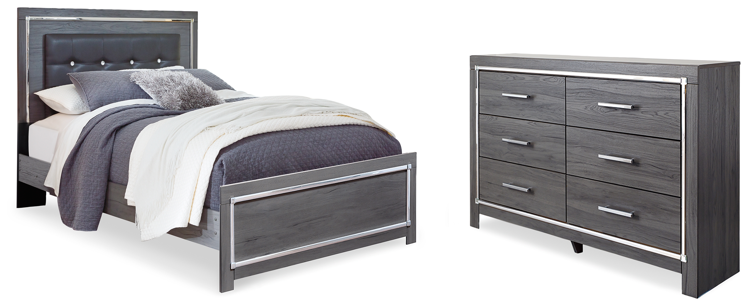 Lodanna Queen Panel Bed and Dresser - Ashley Direct