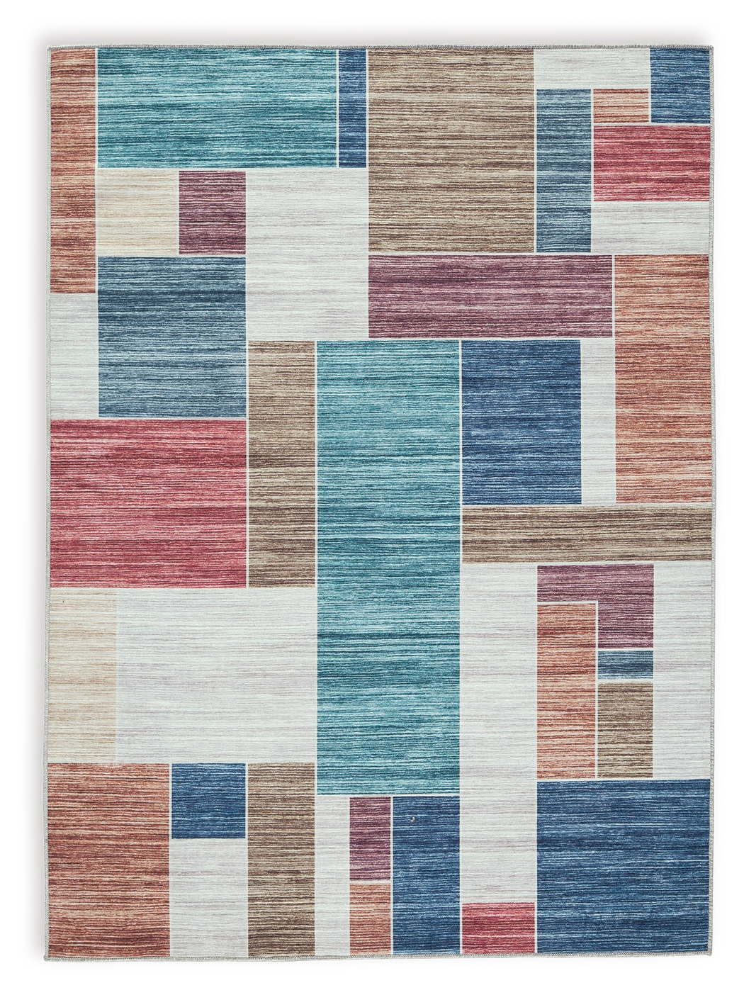 Numore 5'2" x 6'11" Washable Rug - Ashley Direct