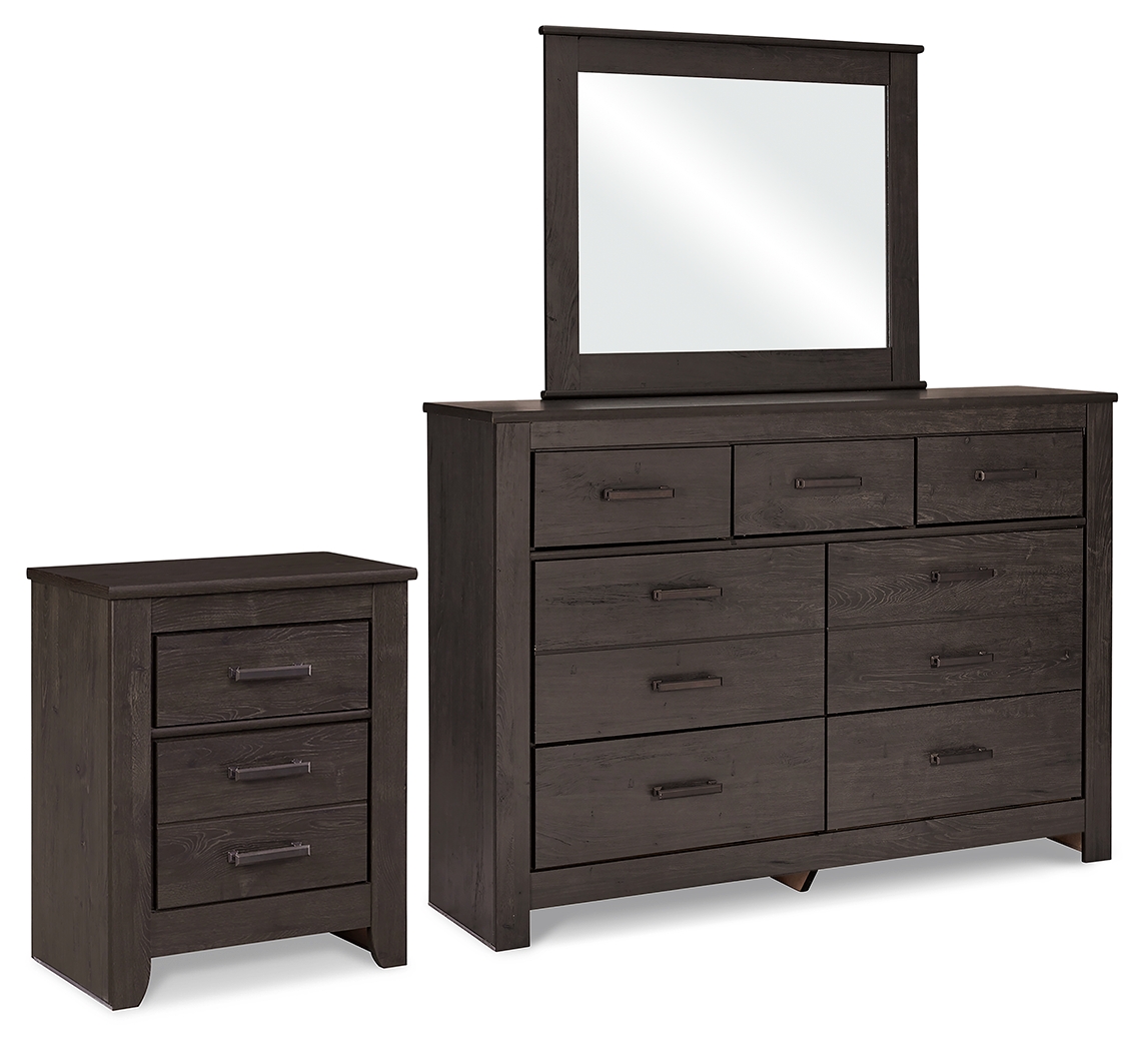 Brinxton Dresser, Mirror and Nightstand - Ashley Direct