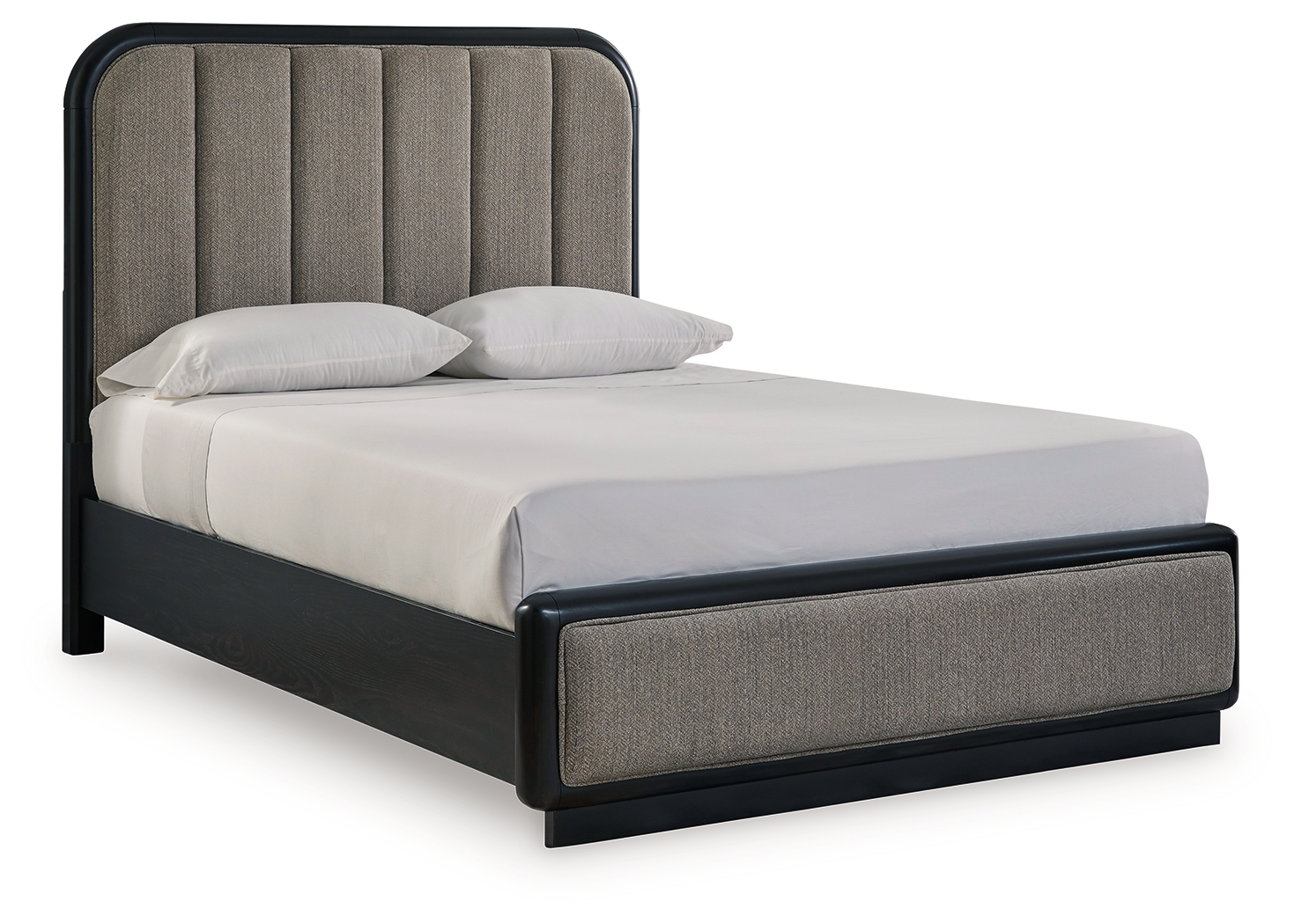 Rowanbeck Queen Upholstered Panel Bed - Ashley Direct