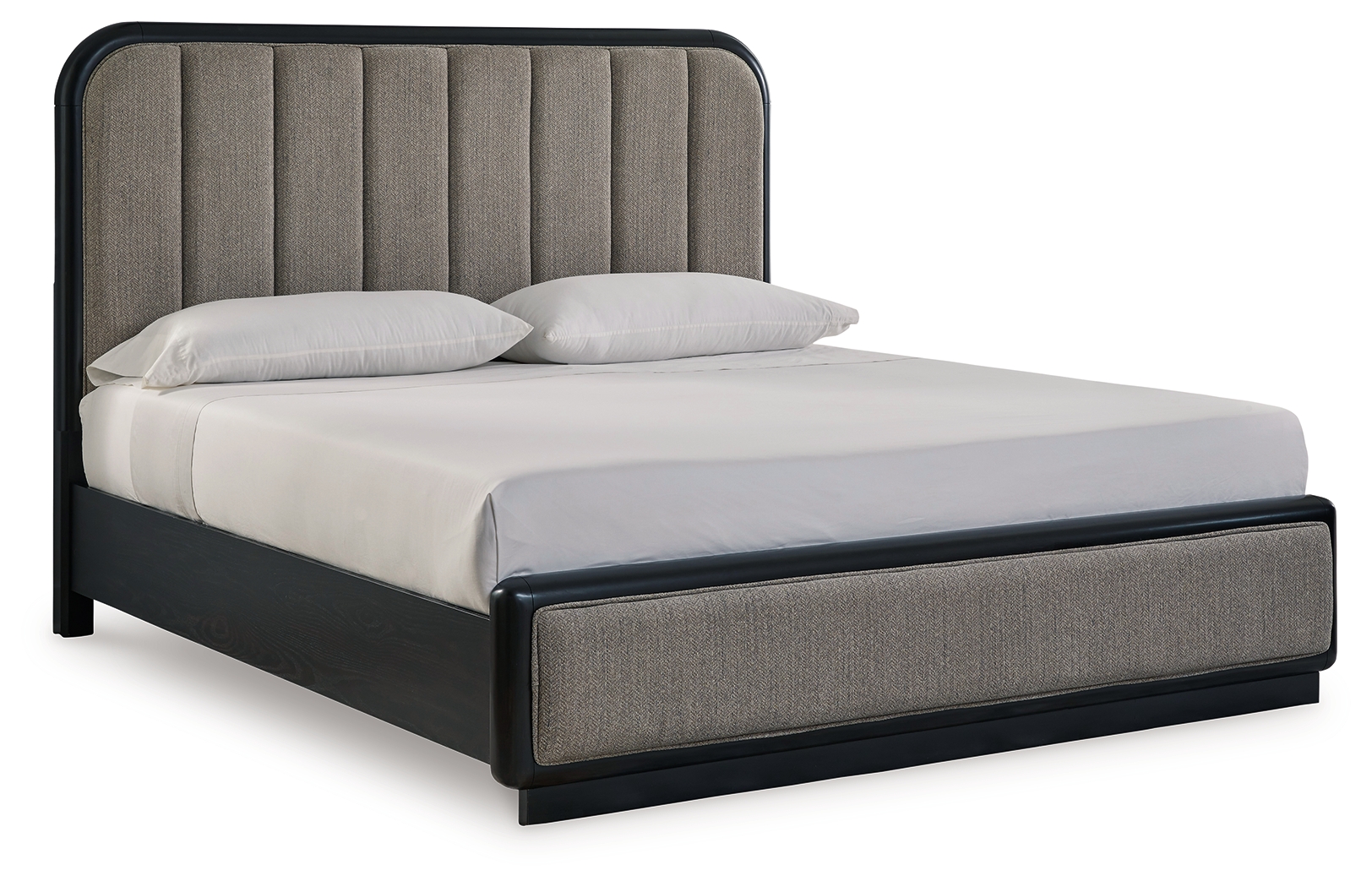 Rowanbeck King Upholstered Panel Bed - Ashley Direct
