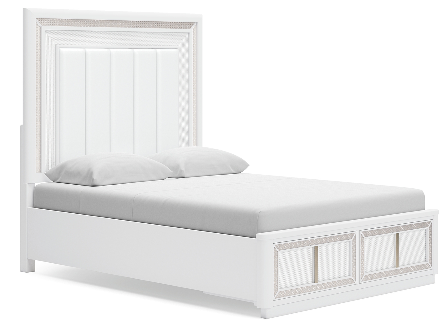 Chalanna Queen Upholstered Storage Bed - Ashley Direct