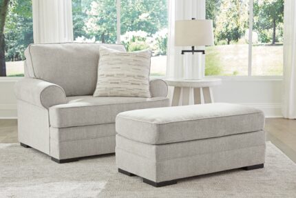 Eastonbridge Oversized Chair and Ottoman - Ashley Direct