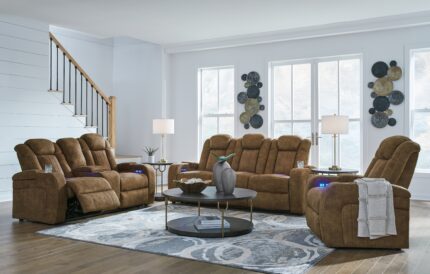 Wolfridge Power Reclining Sofa, Loveseat and Recliner - Ashley Direct