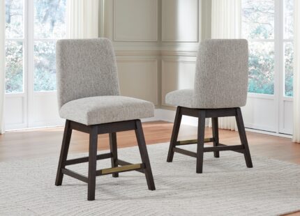 Burkhaus Counter Height Barstool (Set of 2) - Ashley Direct