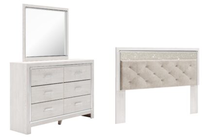 Altyra King Panel Headboard, Dresser and Mirror - Ashley Direct