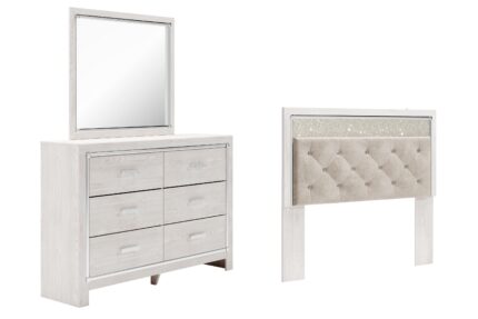 Altyra Queen Panel Headboard, Dresser and Mirror - Ashley Direct