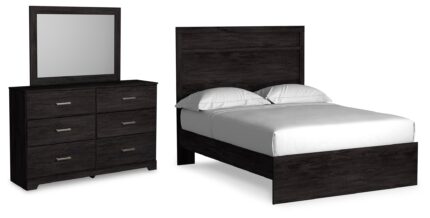 Belachime Full Panel Bed, Dresser and Mirror - Ashley Direct