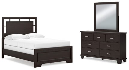 Covetown Full Panel Bed, Dresser and Mirror - Ashley Direct