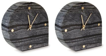 Janmour Table Clock (Set of 2) - Ashley Direct