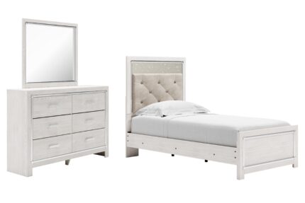 Altyra Twin Panel Bed, Dresser and Mirror - Ashley Direct