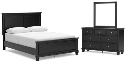Lanolee Queen Panel Bed, Dresser and Mirror - Ashley Direct