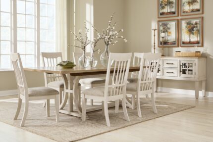 Shaybrock Dining Table and 6 Chairs - Ashley Direct