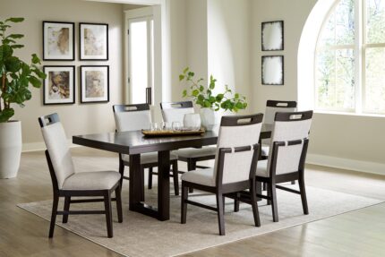 Neymorton Dining Table and 6 Chairs - Ashley Direct