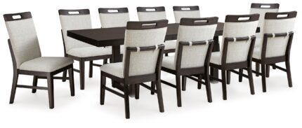 Neymorton Dining Table and 10 Chairs - Ashley Direct